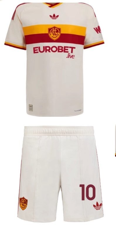 Adult Uniform 2026-2027 As Roma Away Soccer Jersey Shorts Men's Football Kit