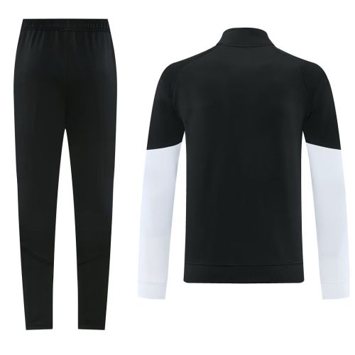 2026-2027 Liverpool Black/White Soccer Tracksuit Jacket Football Jacket and Pants