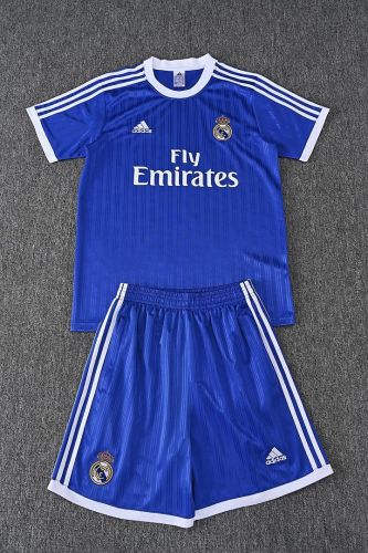 Adult Uniform 2026-2027 Real Madrid Blue Soccer Training Jersey Shorts Men's Football Kit