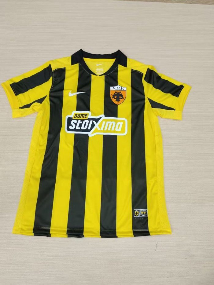 Fan Version 2026-2027 AEK Athens Home Soccer Jersey A.E.K. Football Shirt