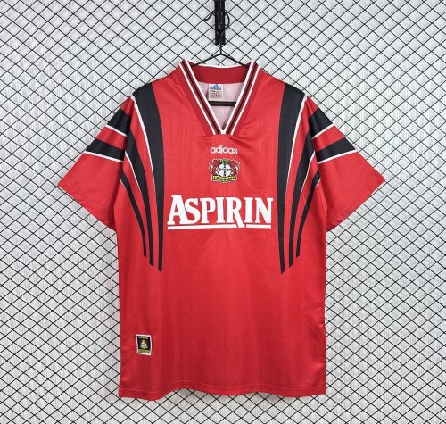 Retro Jersey 1997-1998 Bayer 04 Leverkusen Home Soccer Jersey Vintage Football Shirt
