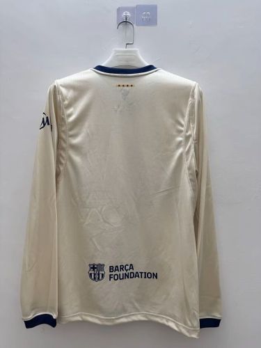 Long Sleeve Barca Camisetas de Futbol 2026-2027 Barcelona Fourth Away Soccer Jersey