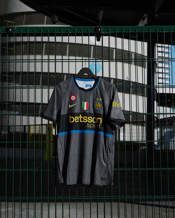 with BBVA+U Power+Scudetto+Italia Patch Fan Version 2026-2027 Inter Milan Third Away Soccer Jersey Inter Football Shirt