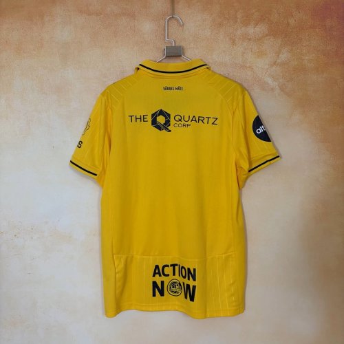 with All Sponor Logos Fan Version 2026-2027 FK Bodø/Glimt Home Soccer Jersey Football Shirt