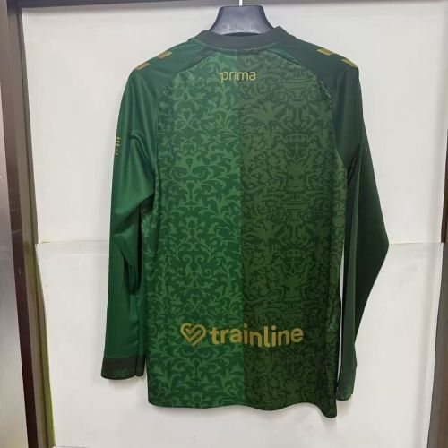 Long Sleeve Fan Version 2026-2027 Real Betis Away Green Soccer Jersey Football Shirt