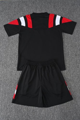 Adult Uniform 2026-2027 Manchester United Black EQT Shirts Soccer Training Jersey and Shorts Football Kits