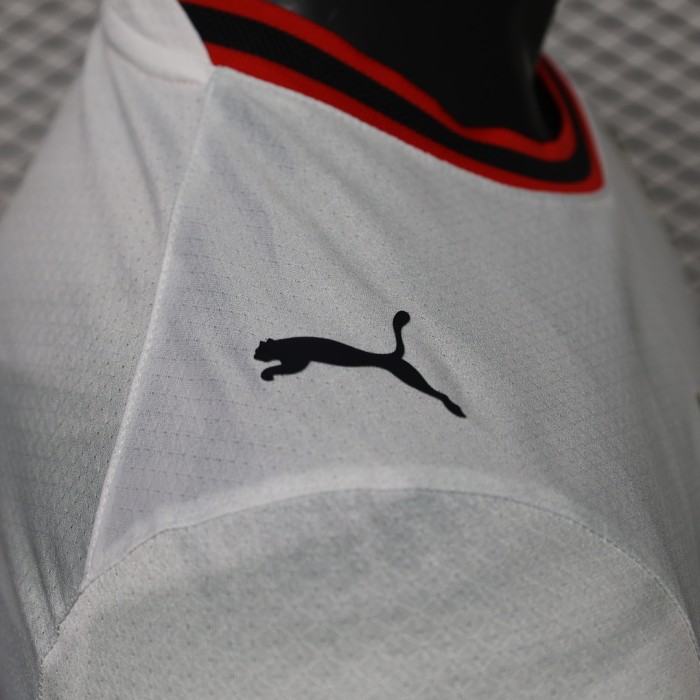 Long Sleeve Player Version 2026-2027 AC Milan Away White Soccer Jersey AC Football Shirt