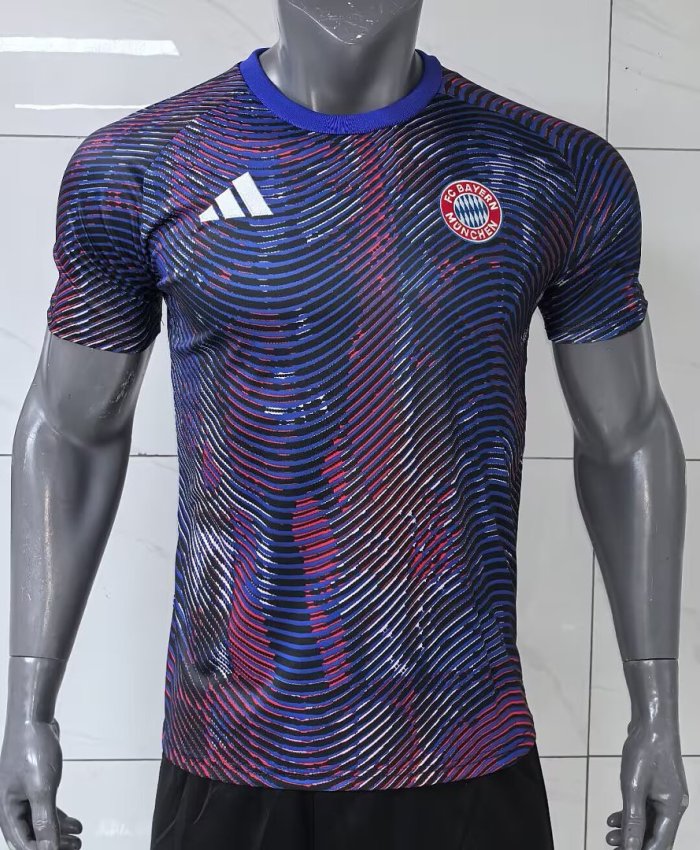 Fan Version 2026-2027 Bayern Munich Colorful Soccer Pre-match Jersey Bayern Munchen Football Shirt