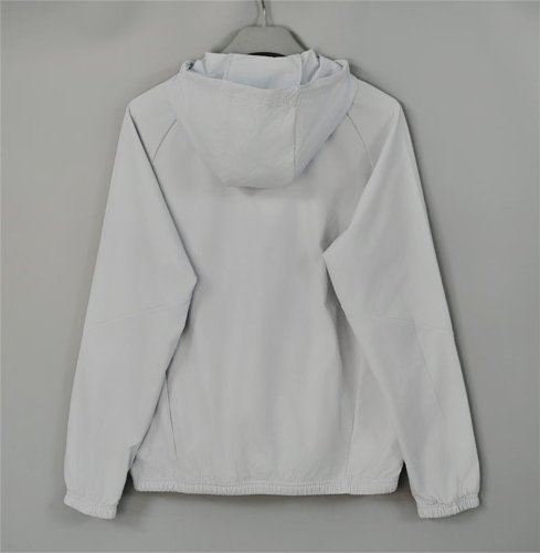 2026 Real Madrid Grey Soccer Windbreaker Jacket Football Jacket