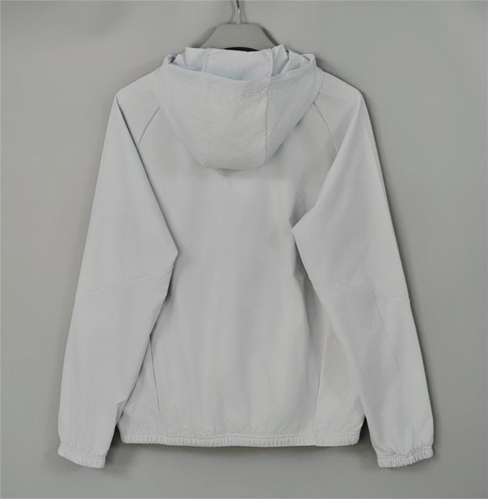 2026 Real Madrid Grey Soccer Windbreaker Jacket Football Jacket
