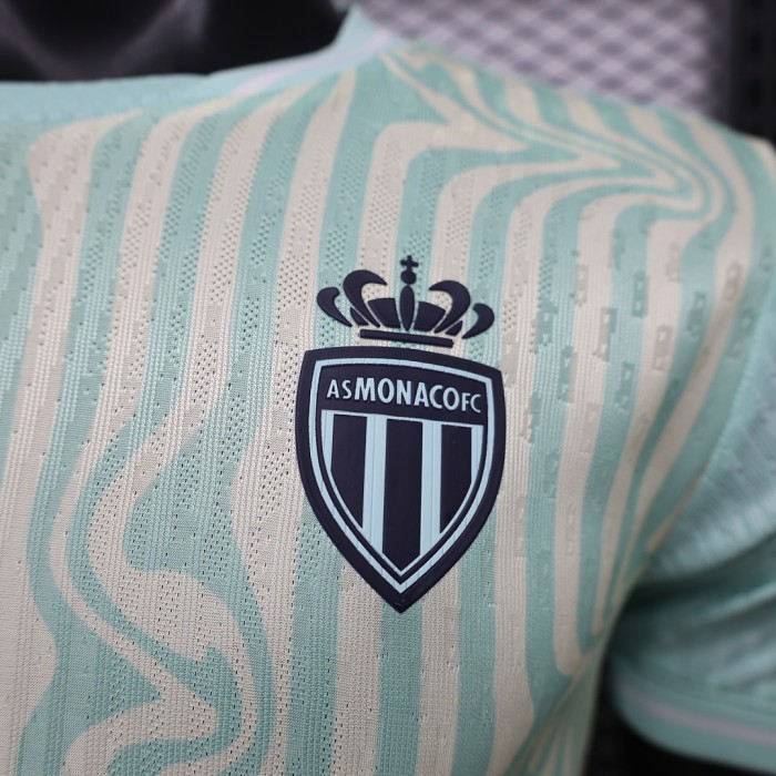 Player Version 206-2027 AS Monaco Third Away Green Soccer Jersey Football Shirt