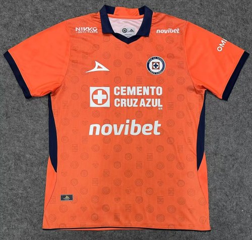 Fan Version 2026-2027 Cruz Azul Orange Goalkeeper Soccer Jersey Football Shirt