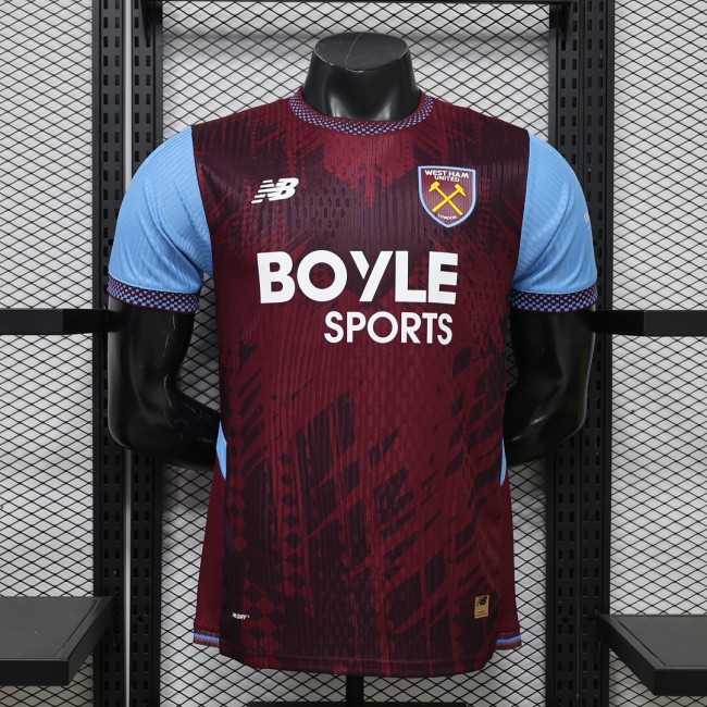 Player Version 2026-2027 West Ham United Home Soccer Jersey Football Shirt