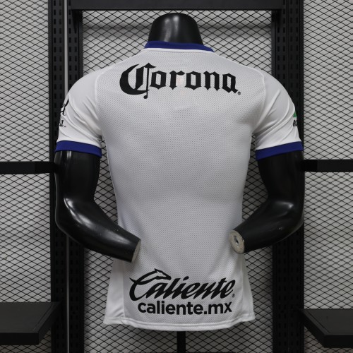 Fan Version 2026-2027 Deportivo Toluca Away White Soccer Jersey Football Shirt