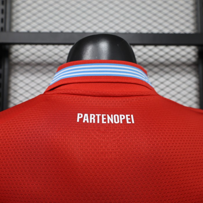 Player Version 2026-2027 Calcio Napoli Third Away Red Football Shirt Napoles Soccer Jersey