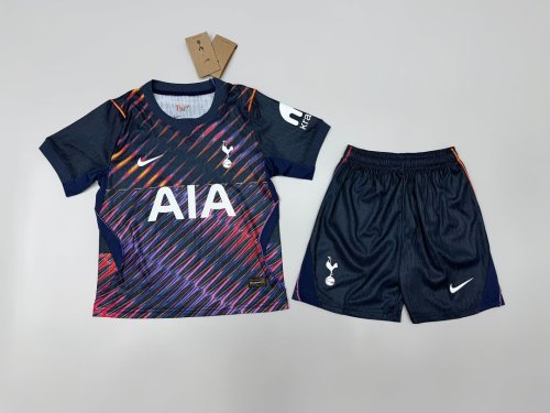 Player Version Youth Uniform Kids Kit 2026-2027 TOT Away Soccer Jersey Shorts Child Spurs Football Set