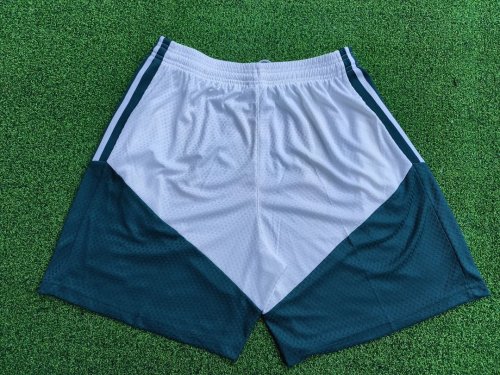 Player Version 2026-2027 Real Madrid White/Green Soccer Training Shorts Football Shorts