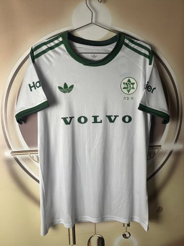Fan Version 2026-2027 Maccabi Haifa Away White Soccer Jersey Football Shirt