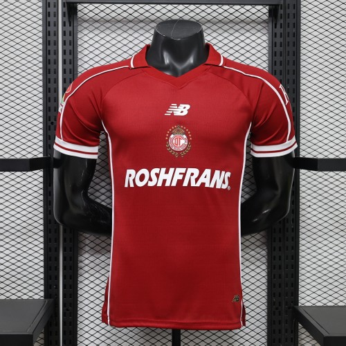 Player Version 2026-2027 Deportivo Toluca Home Soccer Jersey Football Shirt