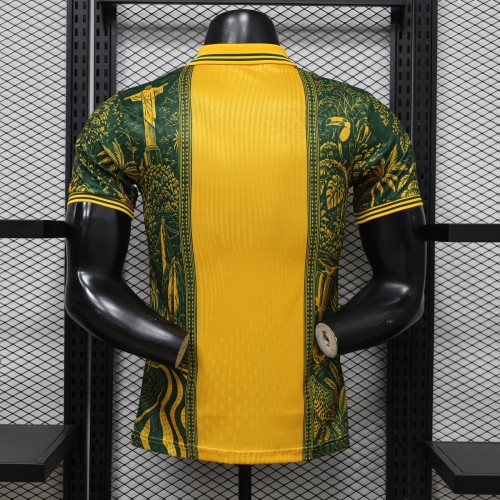 Player Version 2026 Brazil Yellow/Green Special Edition Soccer Jersey Brasil Camisetas de Futbol