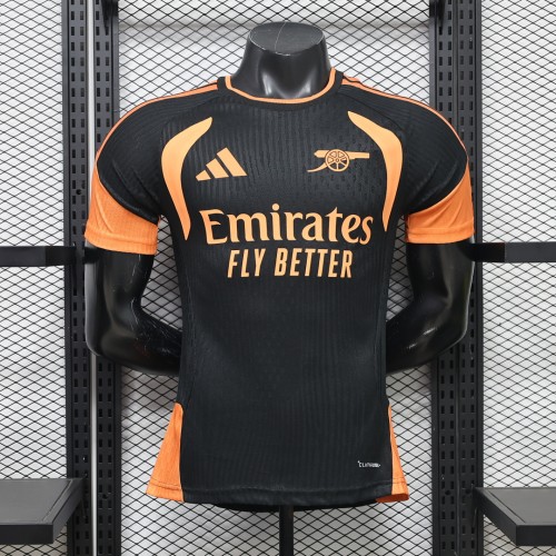 Player Version 2026-2027 Arsenal Black/Orange Soccer Training Jersey Football Shirt