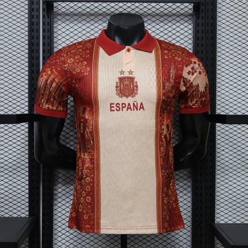 with 2 Stars Player Version 2026 Spain Special Version Soccer Jersey España Camisetas de Futbol