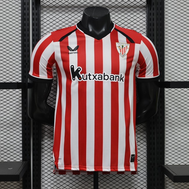 Player Version 2026-2027 Athletic Bilbao Home Soccer Jersey Football Shirt