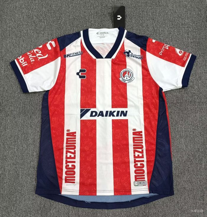 Fan Version 2026-2027 Atletico San Luis Home Soccer Jersey Atlético San Luis Football Shirt