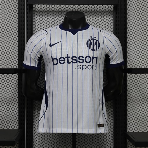 Player Version 2026-2027 Inter Milan Away White Soccer Jersey Inter Football Shirt