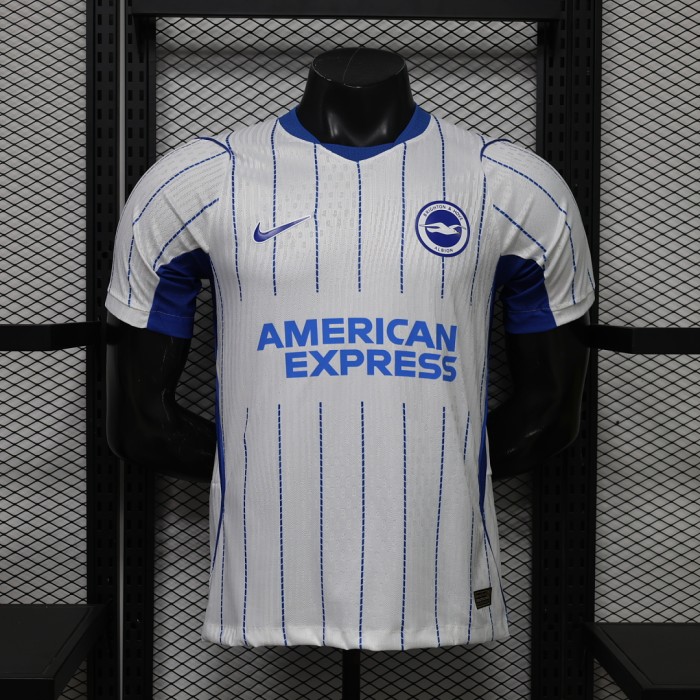 Player Version 2026-2027Brighton & Hove Albion Away White Soccer Jersey Football Shirt
