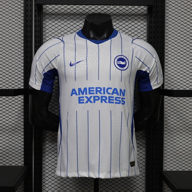 Player Version 2026-2027Brighton & Hove Albion Away White Soccer Jersey Football Shirt