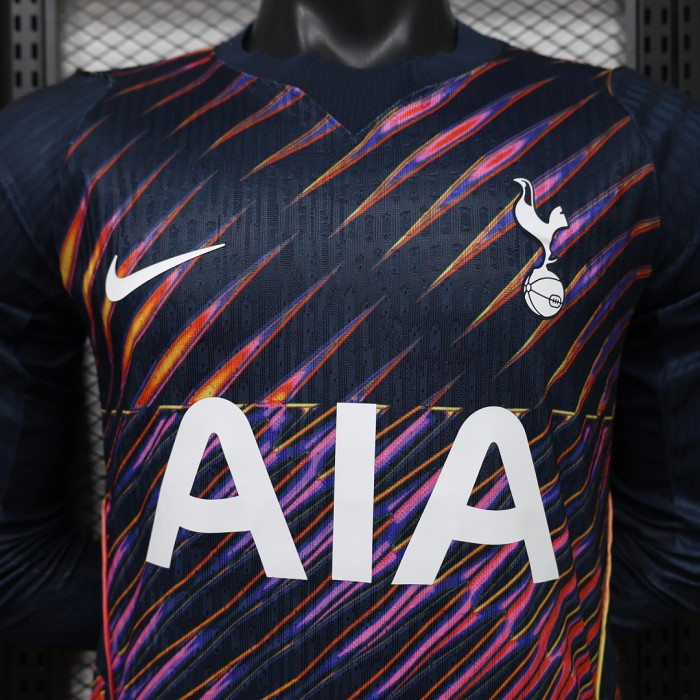 Long Sleeve Spurs Shirt Player Version 2026-2027 TOT Away Soccer Jersey Football Shirt