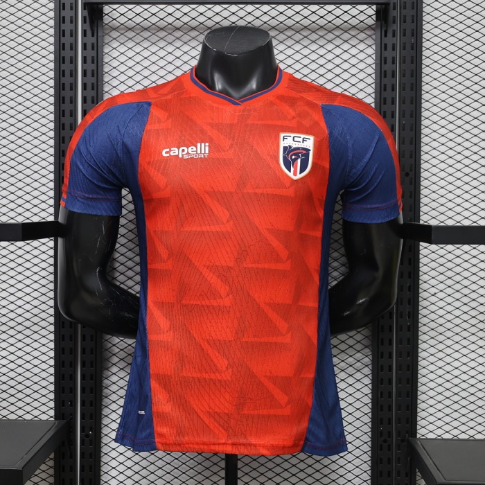 Player Version 2026 Cape Verde Third Away Red Soccer Jersey Football Shirt