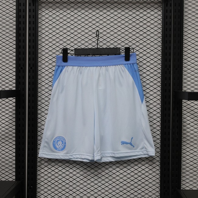 Player Version 2026-2027 Manchester City Home Soccer Shorts Football Shorts