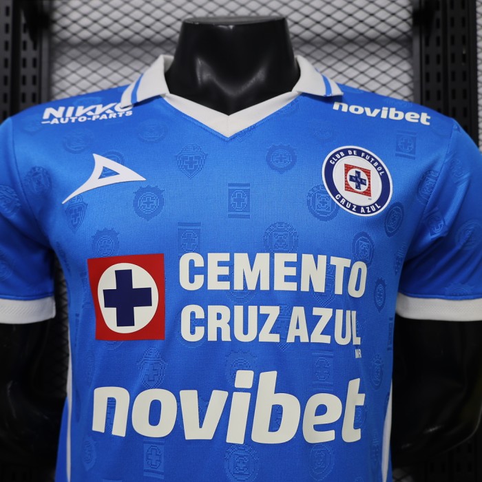 Player Version 2026-2027 Cruz Azul Home Soccer Jersey Football Shirt