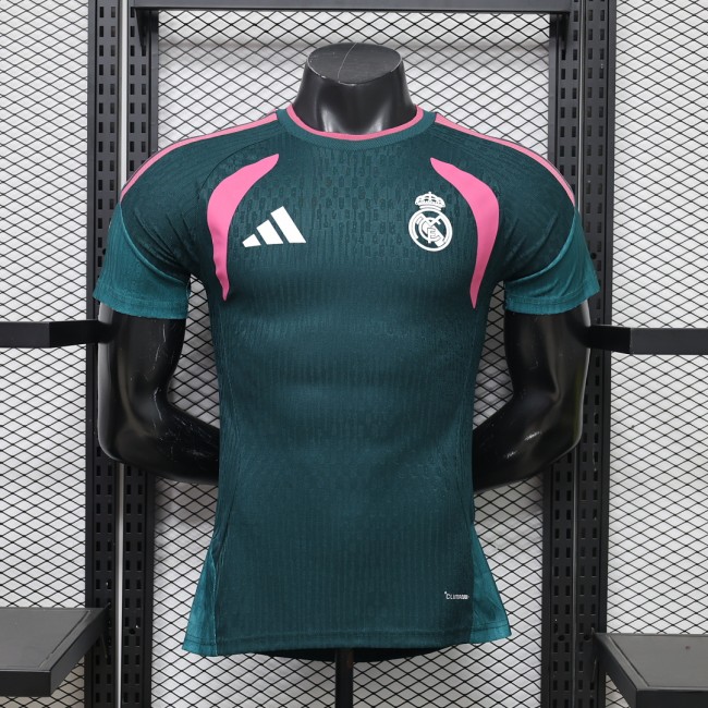 Player Version 2026-2027 Real Madrid Green Soccer Training Jersey Real Football Shirt