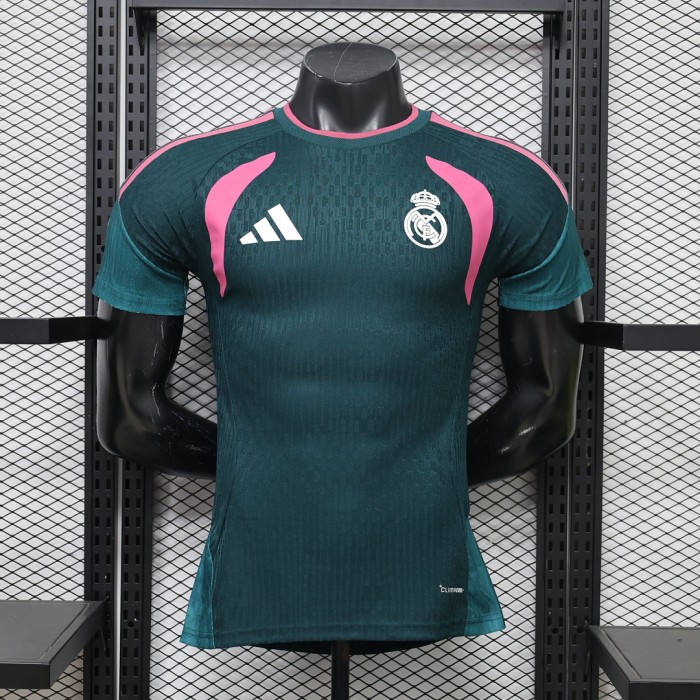 Player Version 2026-2027 Real Madrid Green Soccer Training Jersey Real Football Shirt