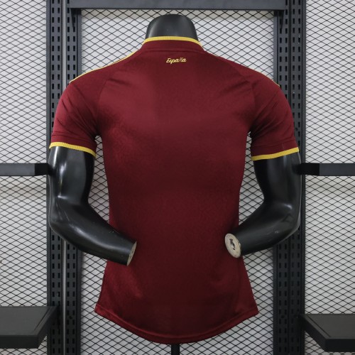 with 2 Stars+FIFA World Champions 2026 Patch Player Version 2026 Spain Red Soccer Jersey España Camisetas de Futbol