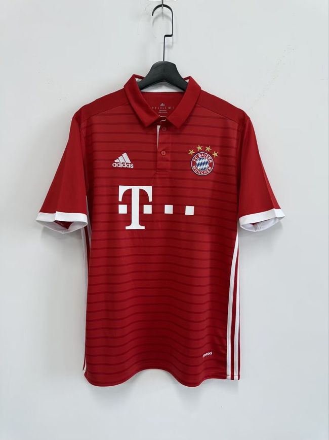 Retro Jersey 2016-2017 Bayern Munich Home Soccer Jersey Vintage Bayern Munchen Football Shirt