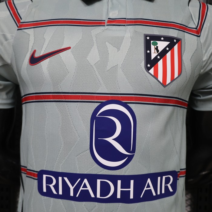 Player Version 2026-2027 Atletico Madrid Third Away Grey Soccer Jersey Atlético Madrid Football Shirt