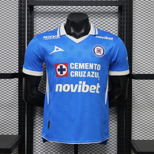 Player Version 2026-2027 Cruz Azul Home Soccer Jersey Football Shirt