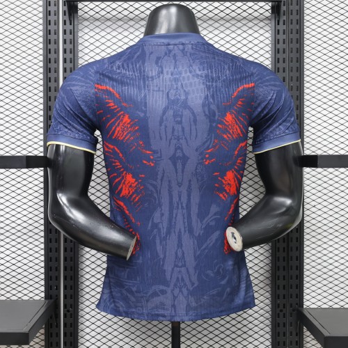 Player Version 2026-2027 PSG Black/Orange Soccer Jersey Paris Football Maillot