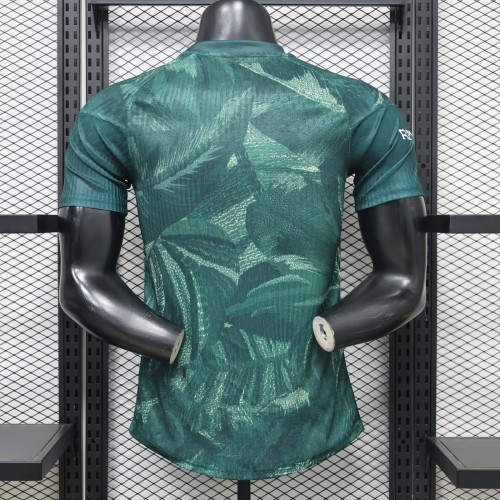 Player Version 2026-2027 Real Madrid Dark Green Soccer Pre-match Jersey Real Football Shirt