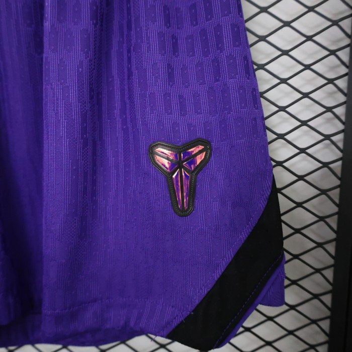 Player Version 2026-2027 Barcelona Away Purple Soccer Shorts Football Shorts