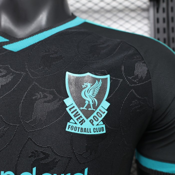 Player Version 2026-2027 Liverpool Black/Green Special Edition Soccer Jersey Football Shirt