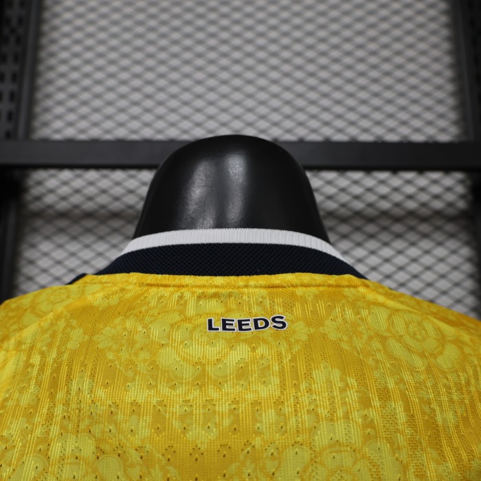 Player Version 2026-2027 Leeds United Away Yellow Soccer Jersey Football Shirt