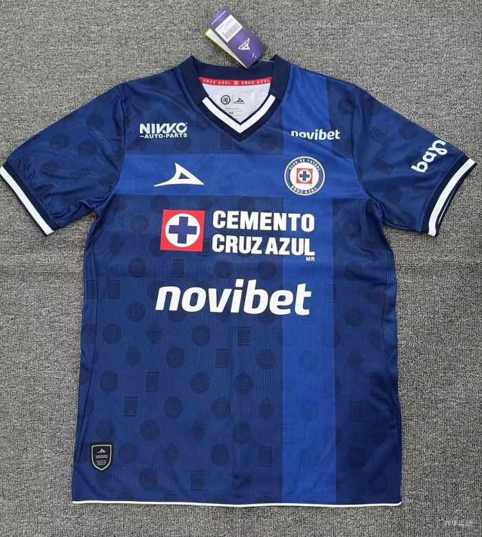 Fan Version 2026-2027 Cruz Azul Third Away Dark Blue Soccer Jersey Football Shirt