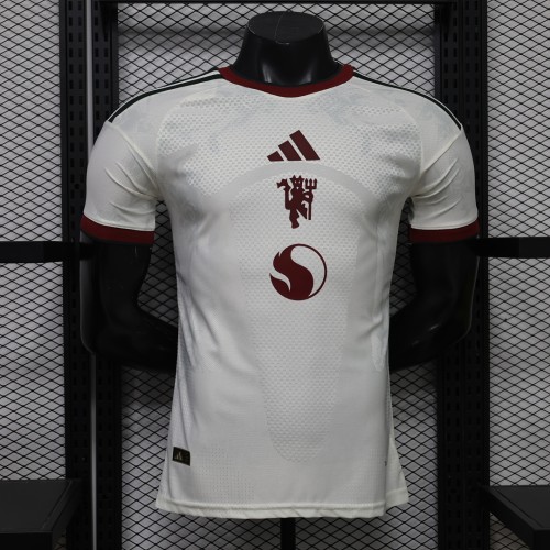 Player Version 2026-2027 Manchester United Third Away White Soccer Jersey Football Shirt