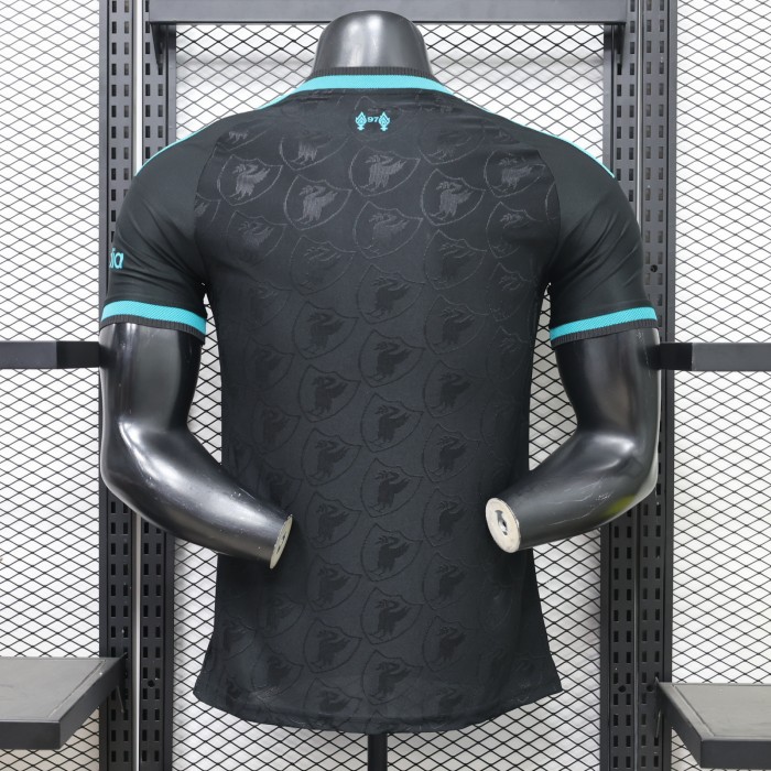 Player Version 2026-2027 Liverpool Black/Green Special Edition Soccer Jersey Football Shirt