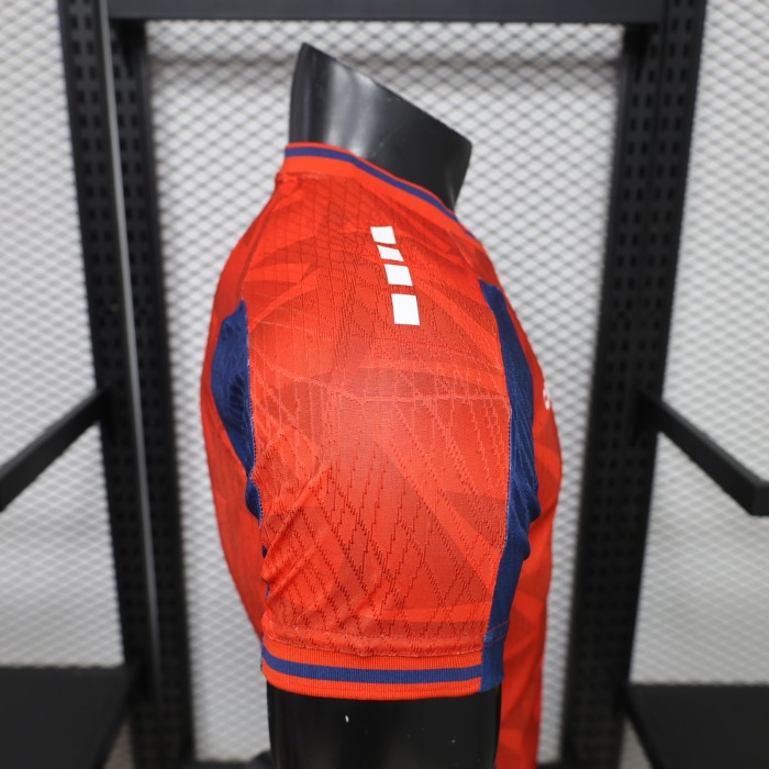 Player Version 2026 Cape Verde Third Away Red Soccer Jersey Football Shirt